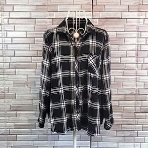 Well Worn tartan plaid button-down shirt Size XL